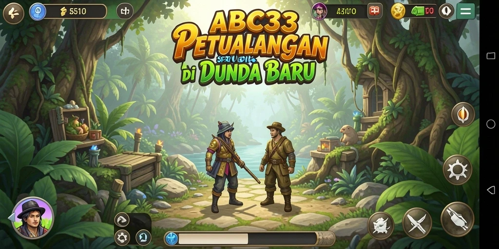 Screenshot dari gameplay ABC33 yang menampilkan aksi petualangan yang mendebarkan.
