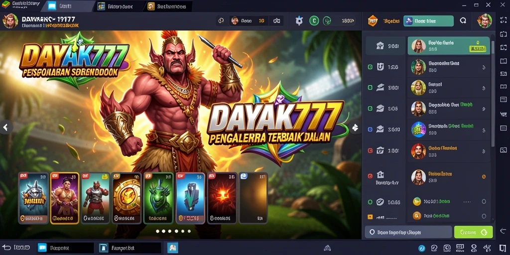 Tampilan menarik dari aplikasi Sportsbook DAYAK777 saat taruhan.