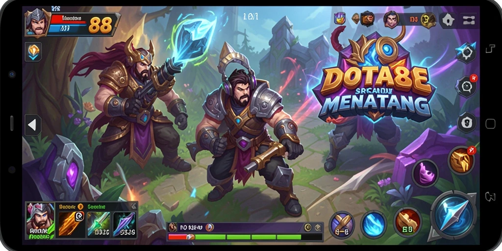 Screenshot gameplay DOTA88 menampilkan aksi seru dalam permainan Arcade.