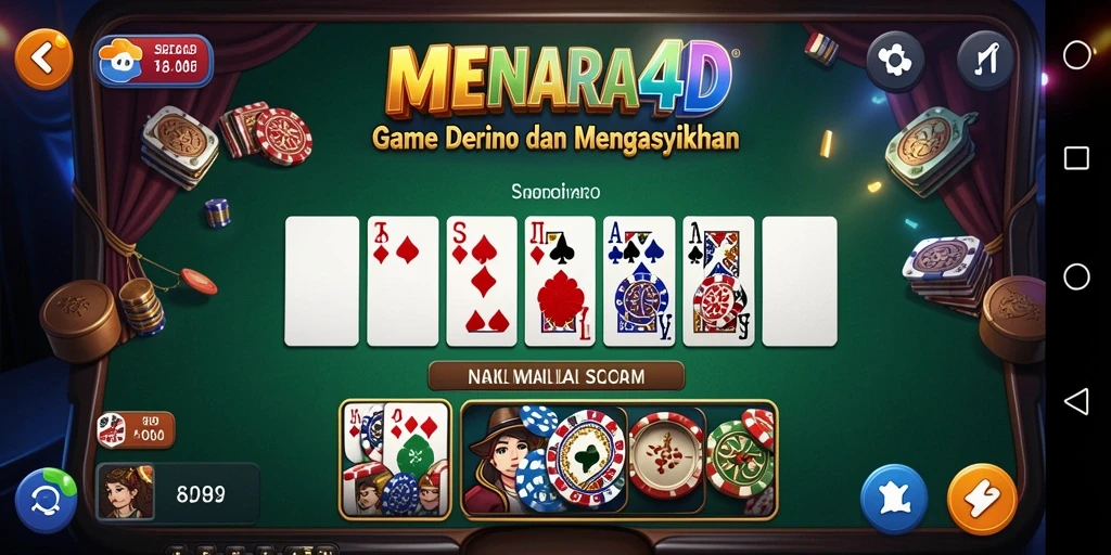 Tampilan gameplay MENARA4D yang seru dan menarik.