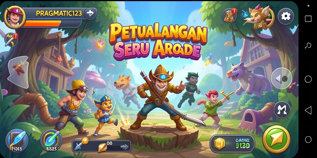 Tampilan gameplay seru dari PRAGMATIC123 yang menampilkan berbagai level menantang.
