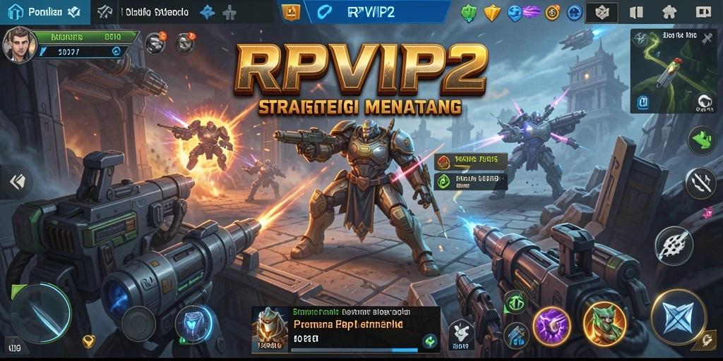 Screenshot RPVIP2 menampilkan aksi seru dalam permainan strategi.