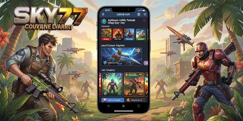 Tampilan antarmuka <strong>SKY77</strong> yang modern dan praktis.