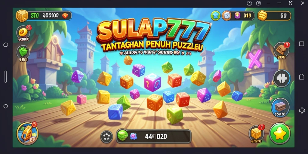 Tampilan gameplay SULAP777 yang penuh warna dan menantang.