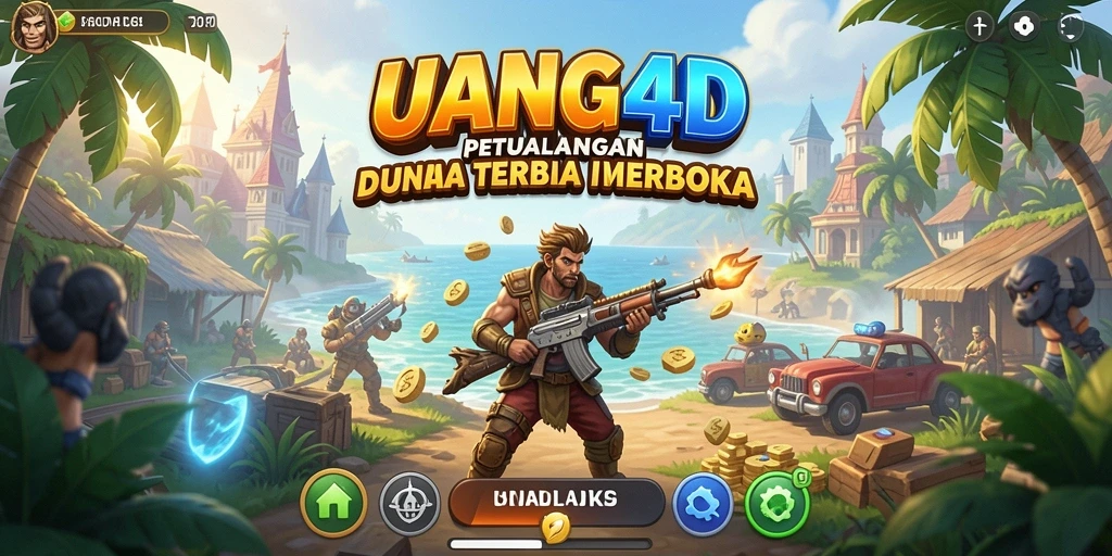 Screenshot menampilkan pemain menjelajahi dunia Open World yang luas.